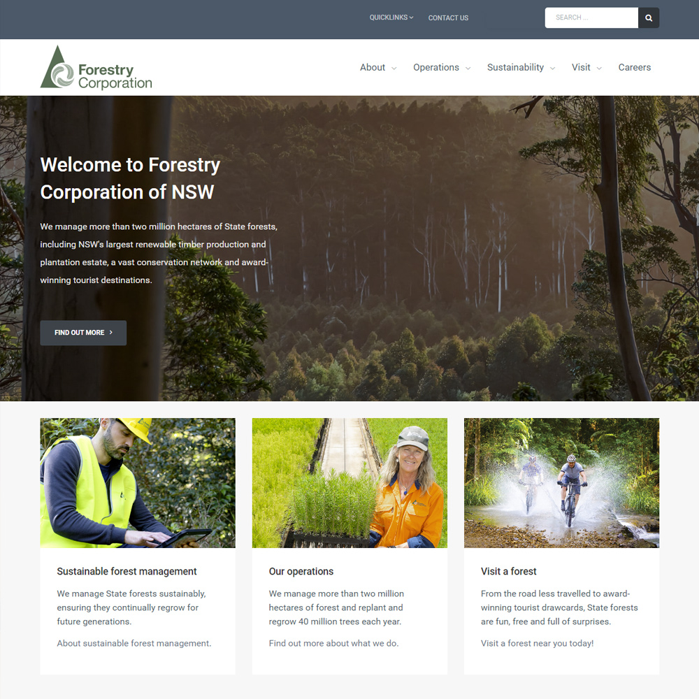 Forestry corporation screenshot